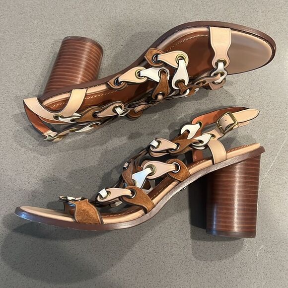 Coach Mid Heel Sandal Links, Size 10 - Picture 6 of 15